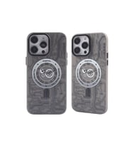 Iphone 14 Kılıf Apollo Magneticsafe Desenli Kapak - Apollo Siyah - 1