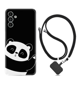 Samsung A23 A31 A32 A50 A51 A52 A53 A70 Kılıf Boyun Askılı Silikon Bay Bay Panda 1784