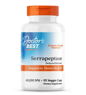 Serrapeptase, 40,000 SPU, 90 Veggie Caps