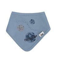 Civil Baby Roket Gezegen Baskılı Mama Önlüğü - Mavi