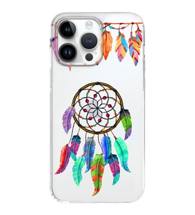 PrintiFy Apple  iPhone 14 Pro ile Uyumlu 1mm Slim Fit Nazar Boncuğu 6 Baskılı Şeffaf  Kılıf