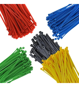 PowerMaster Renkli Kablo Bağı 500 Adet 100x2.5mm (Kavanozlu)