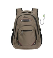 Konfores 1551-2225 Unisex Anatomik Yarasa Sırt Okul Çantası (Vizon)