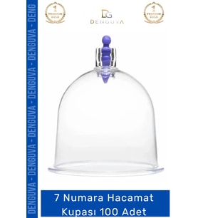 #HacamatKupası Kaliteli Profesyonel Vakumlu Hijyenik Ekonomik Paket 7 Numara Hacamat Kupası 100 Adet