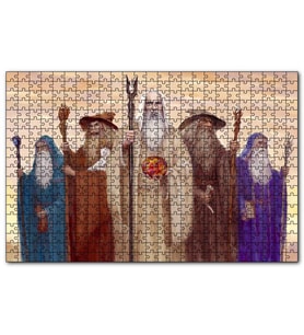 Cakapuzzle Saruman ve Kötü Büyücüler Puzzle Yapboz MDF (Ahşap) (120 Parça)