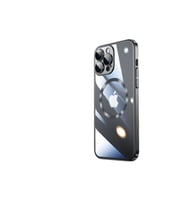 Apple iPhone 14 Pro Uyumlu Kılıf Wireless Şarj Özellikli Sert PC Zore Riksos M-safe Kapak (Siyah)
