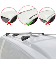 Honda Odyssey 1995-1998 Arası ile Uyumlu ACE-1 Ara Atkı Tavan Barı Gri 3 Adet