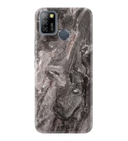 INFINIX Smart 4 5 6 Zero 8 S5 Pro Kılıf Desemli Silikon Gri Mermer 1376