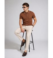 ADV 5058  TRİKO POLO YAKA TİŞÖRT/TABA/XL