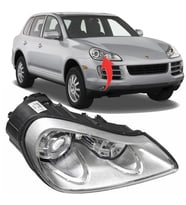 Porsche Cayenne Sağ Ön Far Komple 2007-2010 95563117202