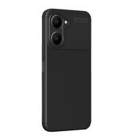 Vivo Y18 Kılıf Auto Focus Karbon Kapak - Siyah
