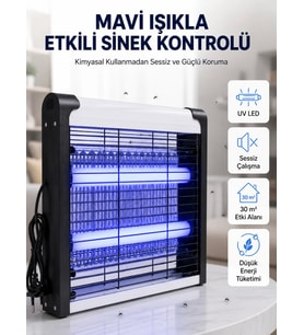 Enerji Tasarruflu Elektrikli Sinek Öldürücü Güvenli ve Etkili Koruma