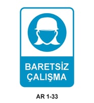 İŞ GÜVENLİĞİ UYARI LEVHASI 1 ADET PVC 21 X 29CM