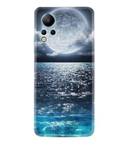 Infınix Note 12 Kılıf Resimli Desenli Baskılı Silikon Great Moon 1301