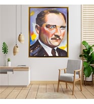 ÇERÇEVELİ ATATÜRK TABLO S162