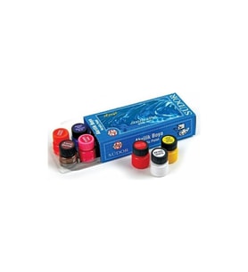 Südor Akrilik Boya Şişe Su Bazlı 15 ML 10 Renk 122 (Karışık)