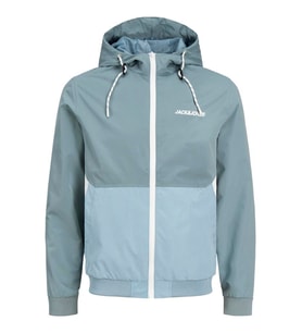 JJERUSH HOOD BOMBER NOOS Blue Denim
