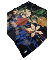 Levidor Twill İpek Eşarp LD1121 (BEYAZ-SOHO GRİ)