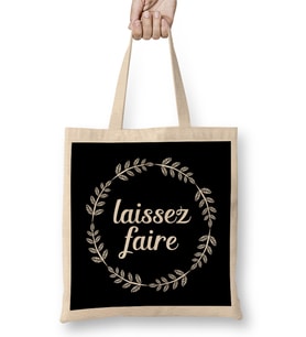French Slogan L'amour Triomphe Bez Çanta Uzun Saplı