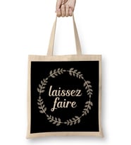 French Slogan L'amour Triomphe Bez Çanta Uzun Saplı