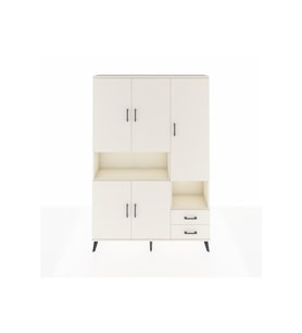 Arges Dolap 10 Raflı 2 Çekmeceli 5 Kapaklı 132x30x195 Aytaşı-Aytaşı/Aytaşı