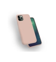 Apple iPhone 11 Pro Uyumlu Kılıf Zore Silk Silikon (Pembe)