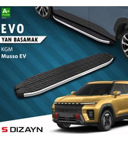S-Dizayn KGM Musso EV Evo Krom Yan Basamak 213 Cm 2025 Üzeri A+ Kalite