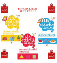 ERDEM ÇOCUK OKULÖNCESİ İLK ETKİNLİK SETİ 3 KİTAP (24-36 AY) BOYAMA KİTABI HEDİYELİ