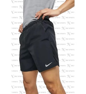 Nike Dri-Fit Challenger 7BF Runnig Siyah Standart Kesim Erkek Koşu Şort