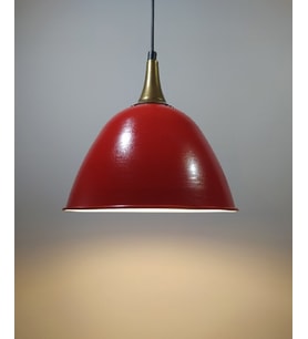 MYLİGHTS KIRMIZI  VİNTAGE METAL SARKIT AVİZE  BRONZ ASKILI