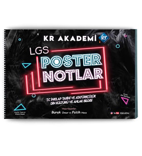 Kr Akademi Yayınları 8. Sınıf İnkılap Tarihi Din Kültürü Poster Notları