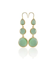 Kadir Jewellery 22 Ayar Altın Kaplama Kadın Sallantılı Küpe -El İşçiliği Ve Hipoalerjenik Küpe
