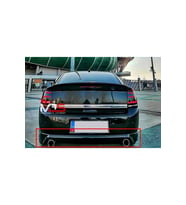 Opel Vectra C Arka Çift Çıkış Tampon Eki Fiberglass Boyasız Uyumlu