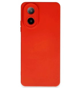 A38 Kılıf Nano içi Kadife Silikon - Kırmızı
