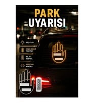 Uzaktan Kumandalı LED El Figürlü Park Uyarı Işığı A Kalite