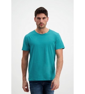 Rich Erkek Yıkamalı Basic T-shirt Tişört %100 Pamuk Tişört
