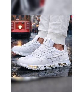 Mc Jamper 2444 Erkek Klasik Sneaker Beyaz