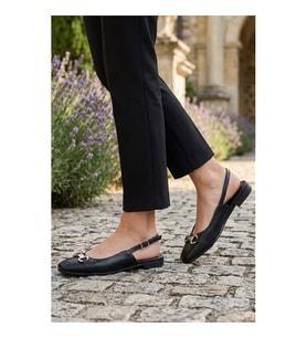 Pierre Cardin PC-55780 Z Siyah Kadın Babet