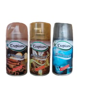 Tropicana Air Freshener Oda Koku Cinnamon Tarçın Musk Misk Anti Tobacco Koku Parfüm Sprey 260 Ml X 3 Adet