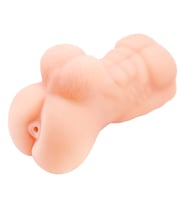 3 Boyutlu Testisli Yarım Erkek Vücutlu Suni Anal Mastürbatör
