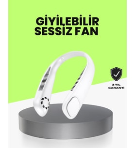 Bıçaksız Güvenli Tasarımlı Sessiz Boyun Fanı