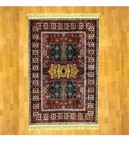 Geometrik Yıldız Motifli 120 X 180 Dijital Baskı Halı
