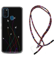 Samsung M21 M22 M23 M30 M31S M32 Kılıf Boyun Asklı Rasta Silikon Line Planet 1736