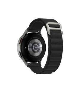 Samsung Galaxy Watch 46mm Uyumlu 22mm Kordon Alpine Hasır Örgü Zore KRD-74 Kumaş Kayış