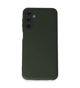 Samsung Galaxy M34 5g Kılıf Nano İçi Kadife Silikon - Koyu Yeşil