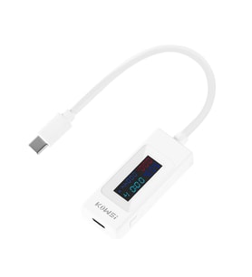 KABLOLU MACBOOK TYPE C USB TEST GERİLİM AMPER ÖLÇER