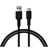 USB A-C Hızlı Şarj Kablosu, Siyah (100 CM)