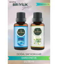 Okyanus + Yasemin ( Oda Kokusu Aroma Terapi Buhurdanlık / Difüzör Yağı ) Set 2 Adet x 30 ML