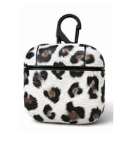 Lenigza Beyaz Leopar Pro Airpods Kılıfı