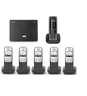 Gigaset Analog & Ip 6 Dahili Dect Telsiz Kablosuz Telefon Santrali C550-A690